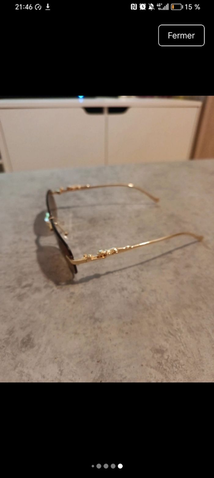 lunettes style cartier neuf - photo numéro 5