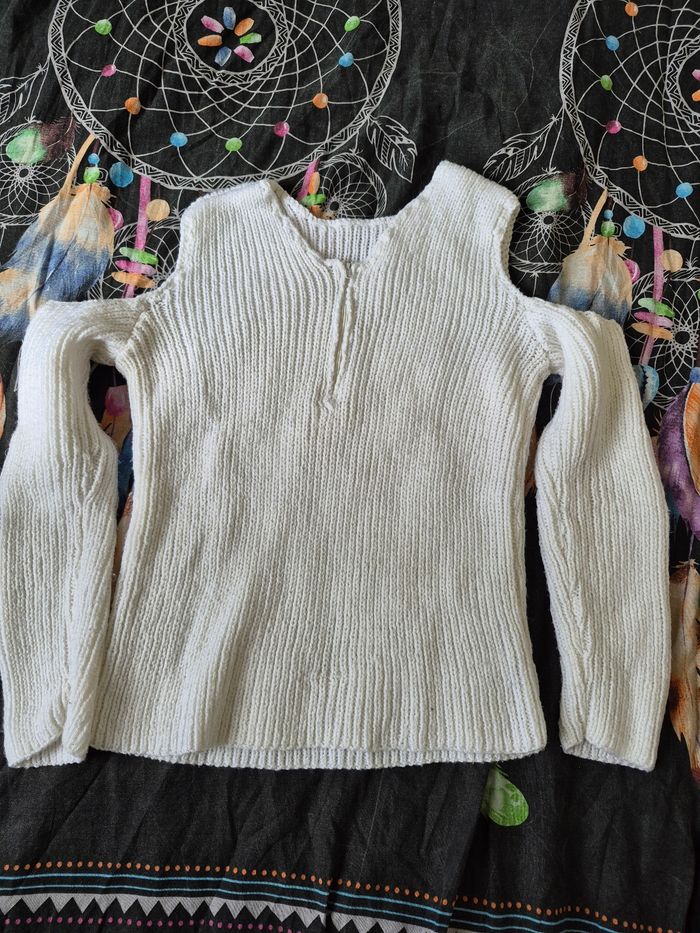 Pull blanc