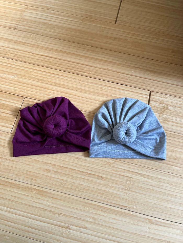 Lot de 2 turbans