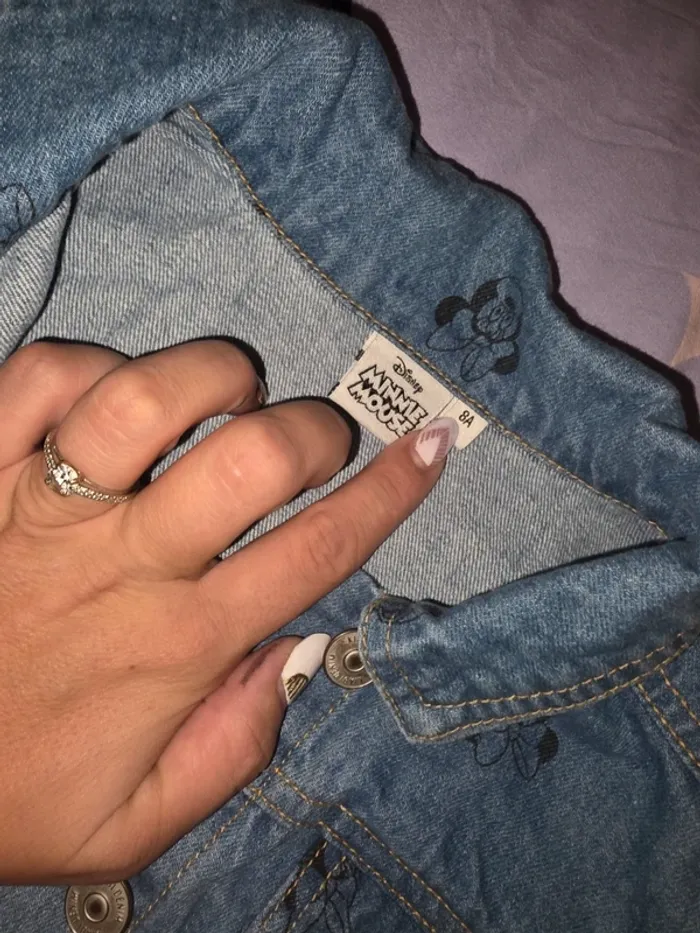 Veste en jeans minnie - photo numéro 2
