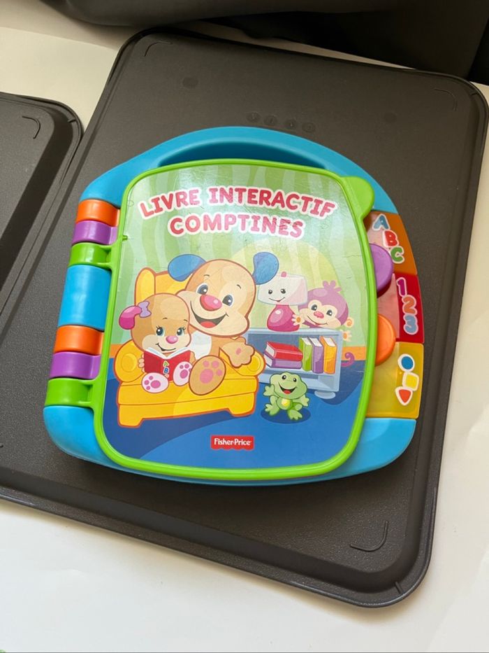 Livre interactif comptines / lettres / chiffres