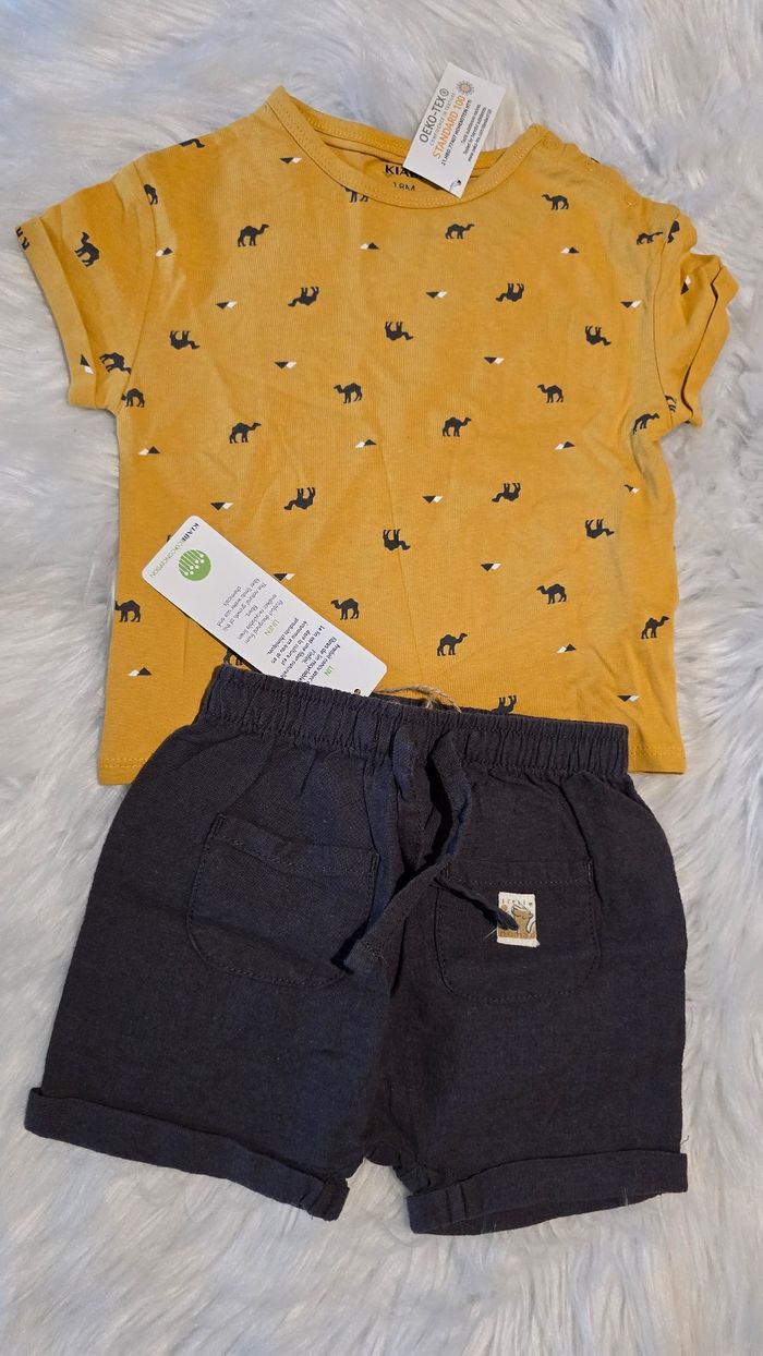 (Neufs non portés) 🏷💙🥰LOT : Trois ensembles Primptemps/ete 18mois Garçon 🥰 - photo numéro 2