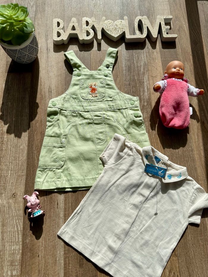 - Ensemble Canari baby - 12 mois - Neuf avec étiquette, défaut