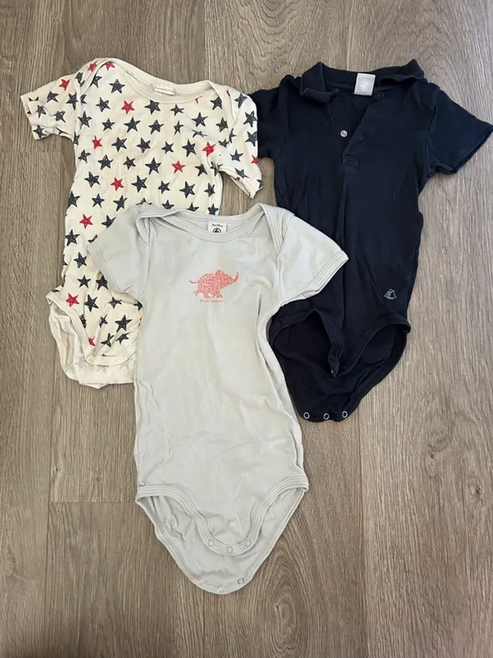 Body’s manches courtes 36 mois 3 ans