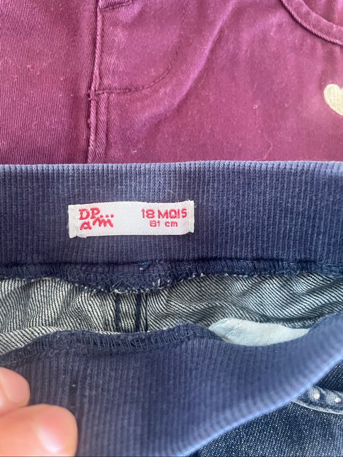 Lot 3 pantalons 18 mois fille - photo numéro 6