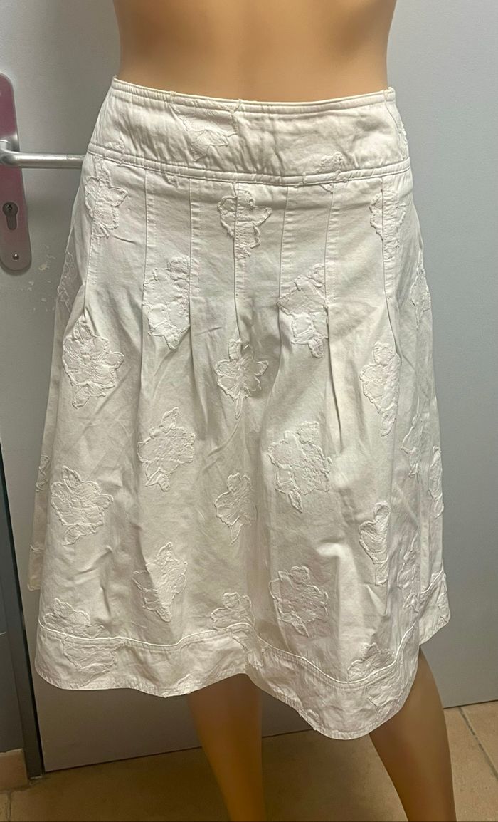 Jupe avec broderie blue123