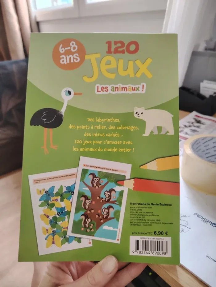 Cahier de jeux - photo numéro 5