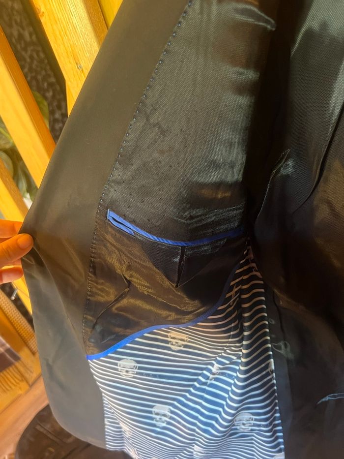 Blazer Veste Homme Izac Black Edition Noir T. 48 - photo numéro 5