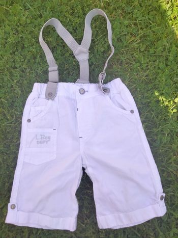 Bermuda avec bretelles