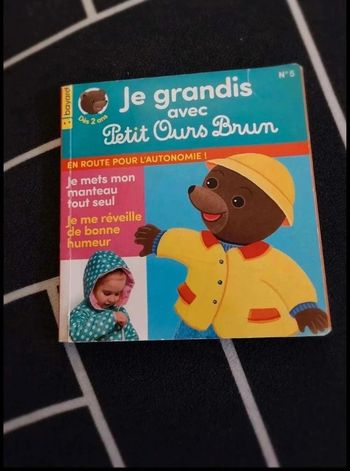 Livre petit ours brun