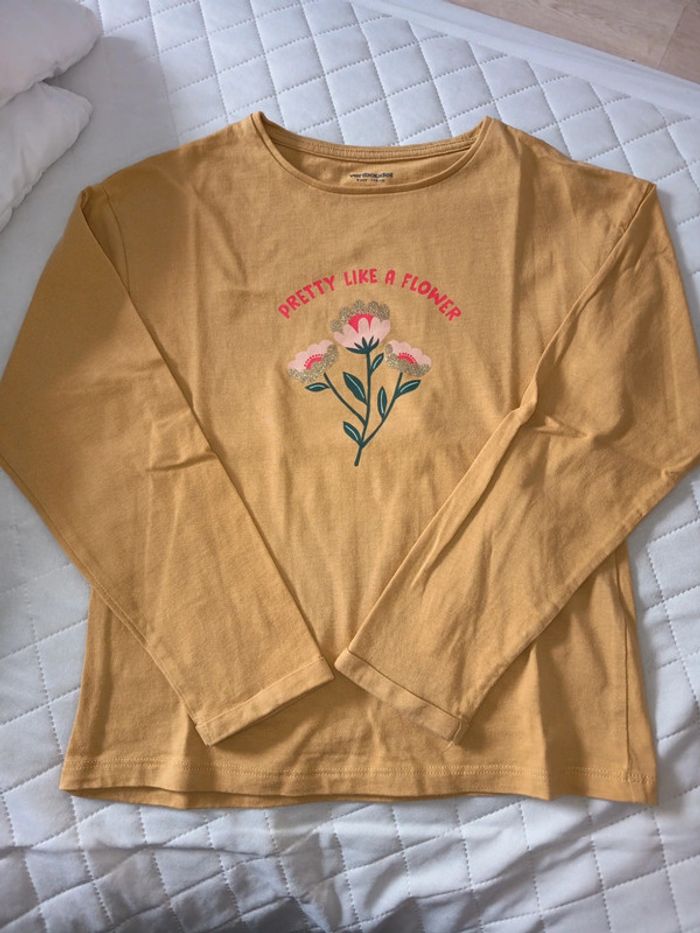 Tee shirt ML Vertbaudet fille 8 ans