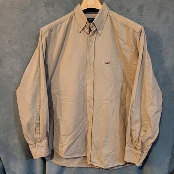 Surchemise Vintage Ecru - Logo Brodé 🧥 Eden Park -  Taille L