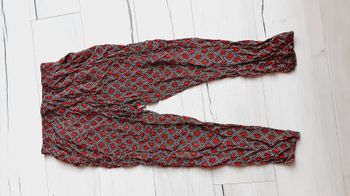 Vêtement femme pantalon type sarouel rouge bordeaux Gémo taille 38