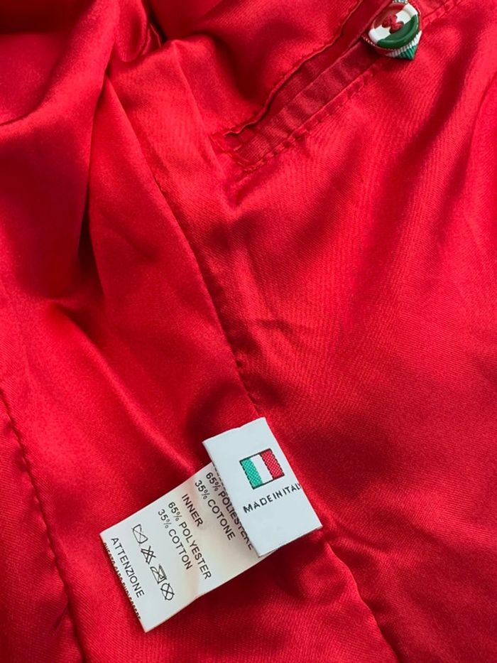 Veste en cuir rouge - photo numéro 6
