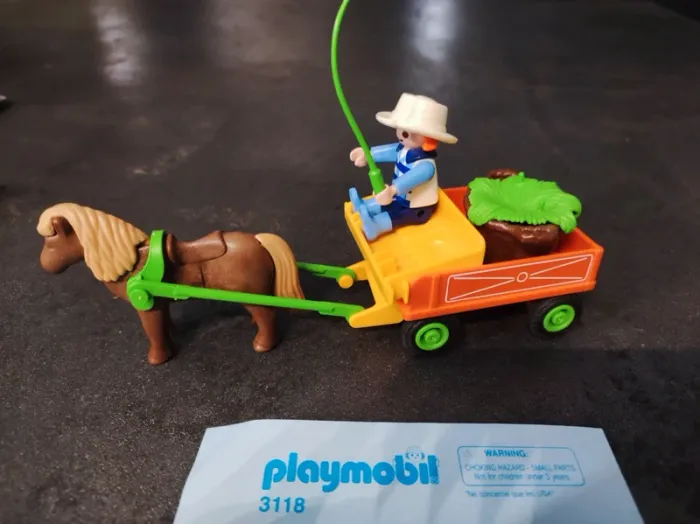 Playmobil 3118 calèche poney enfant