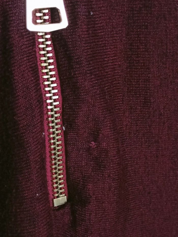 Pull manches courtes bordeaux TU N*38 - photo numéro 5