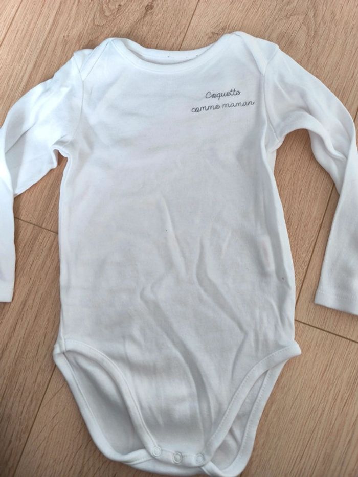 Lot de 10 bodies manches longues fille + 3 offerts : FPC / Absorba / DPAM etc - 24 mois 86 cm - photo numéro 5