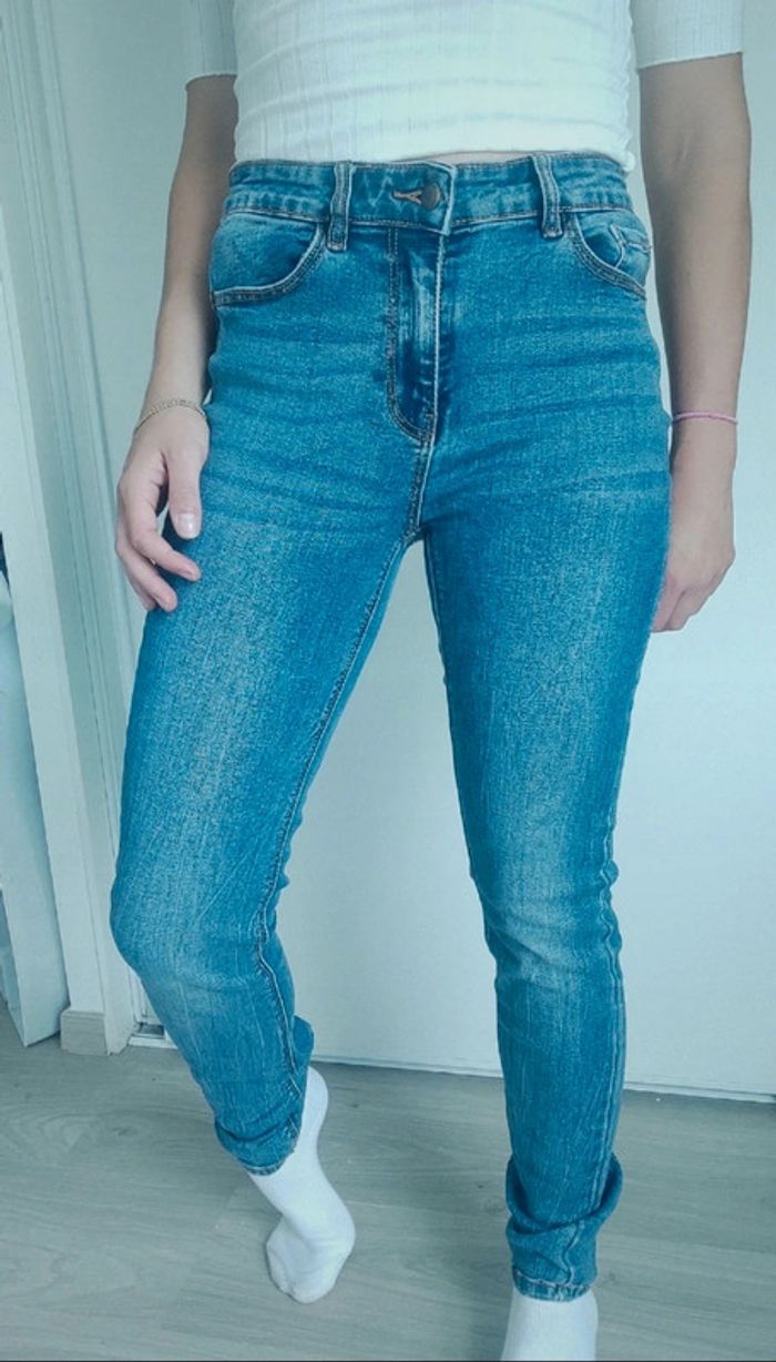 Jean taille haute pimkie