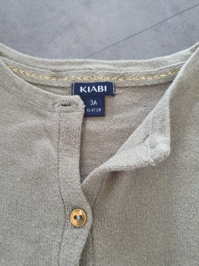 Gilet kaki Kiabi 3 ans - photo numéro 3