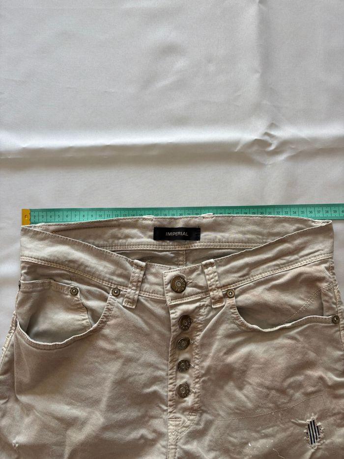 Bermuda marron/beige dégradé avec trous - Imperial - XL/42 - photo numéro 7