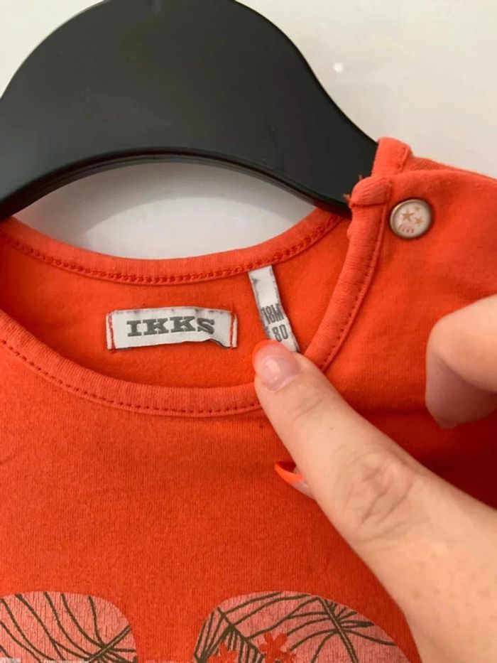 Tee-shirts IKKS 👧🏼 18 mois (80 cm) - photo numéro 3
