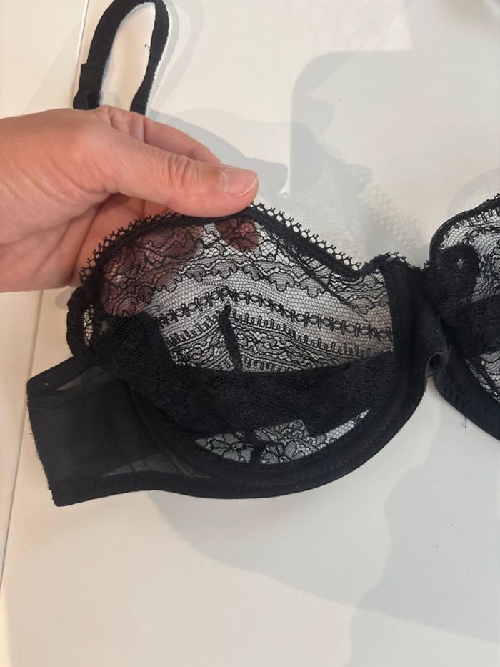 Soutien-gorge dentelle noire – Princesse tam.tam 85b - photo numéro 2