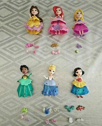 Ensemble de 6 princesses Disney