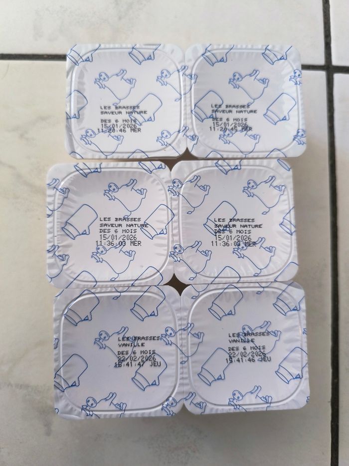 Lot de 5 brassés blédina