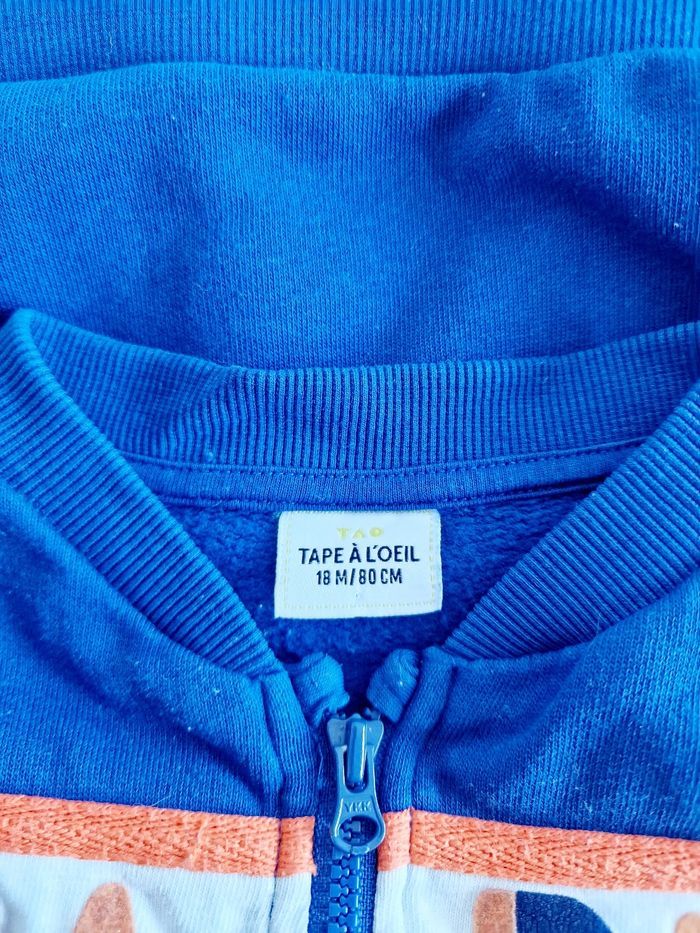 Tape À L'Œil - Ensemble training gilet manches longues + pantalon en molleton - photo numéro 6