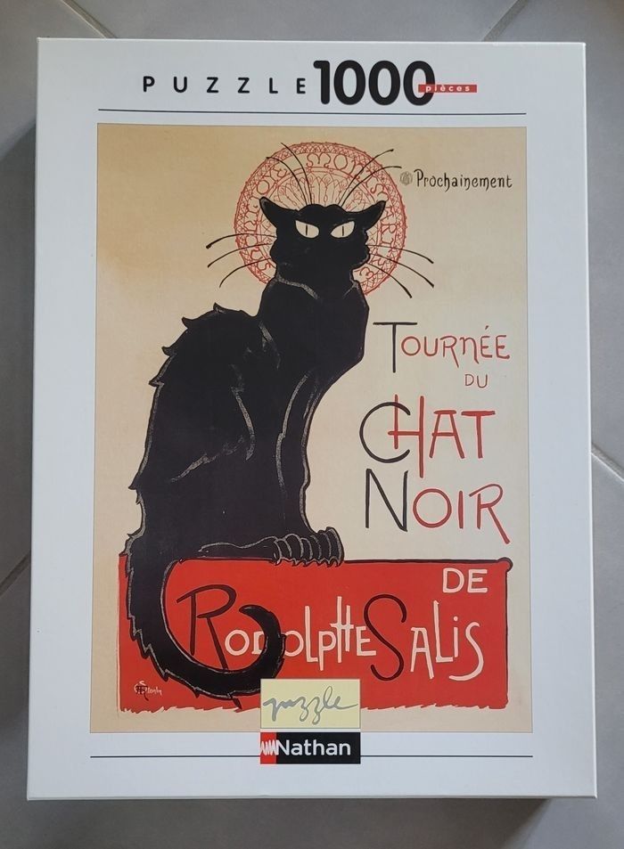 Lot de 4 puzzles 1000 pièces bon état - photo numéro 2