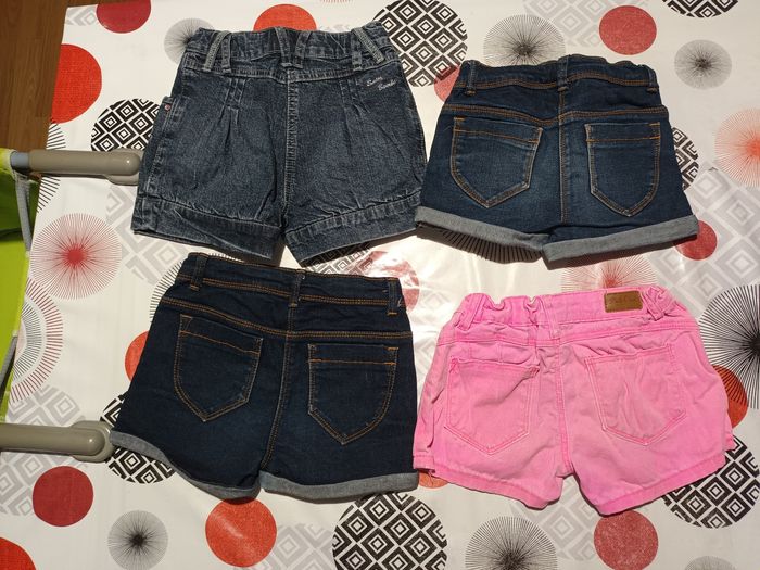 Lot 4 shorts en jeans 👧 taille 6 ans - photo numéro 2