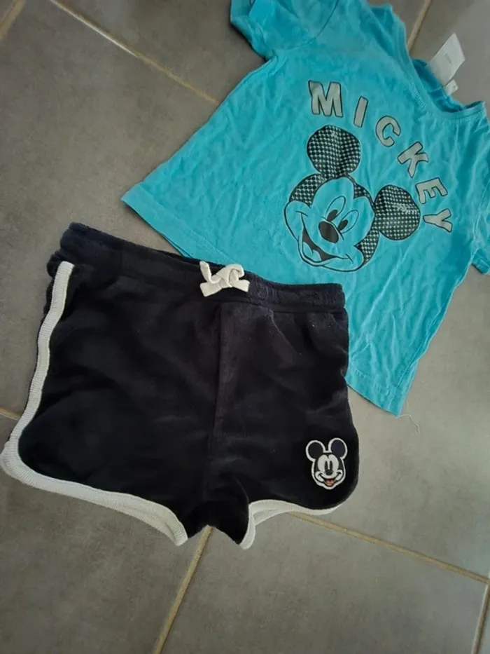 Ensemble short mickey - photo numéro 2
