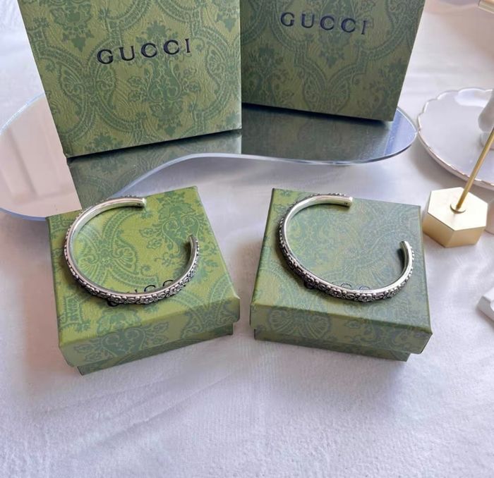 Bracelet Gucci en argent sterling à motif floral - photo numéro 5