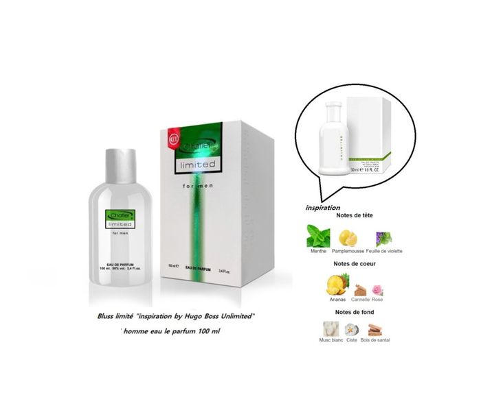 Bluss limité "inspi Hugo Boss Unlimited" homme eau le parfum 100 ml - photo numéro 2