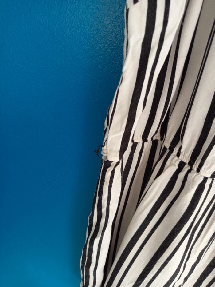 Combi short rayé blanc et noir - photo numéro 2