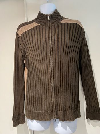Pull, Cardigan, esprit, taille XL kakie beige