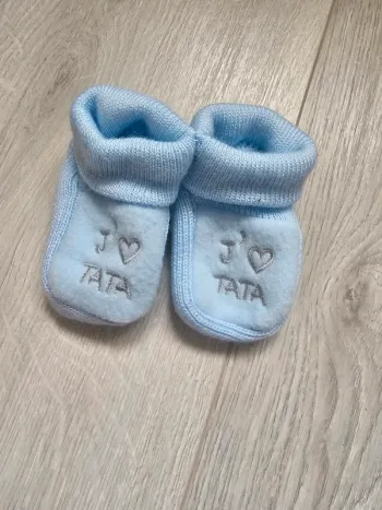 🌟chaussette bebe garcon j’aime tata neuf🌟