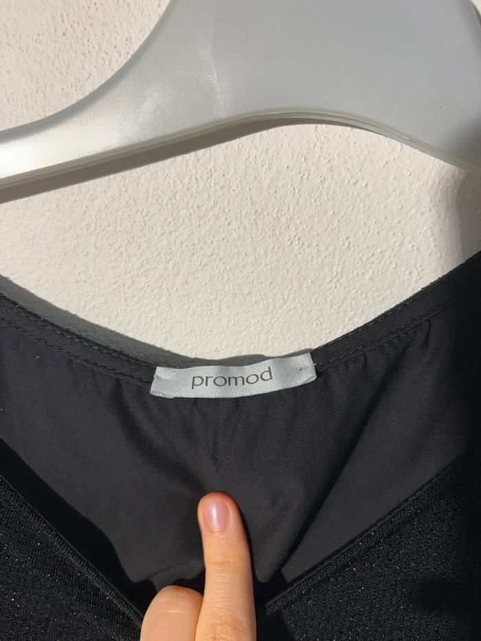 Pull Noir Promod avec Dos Ouvert taille M - photo numéro 3