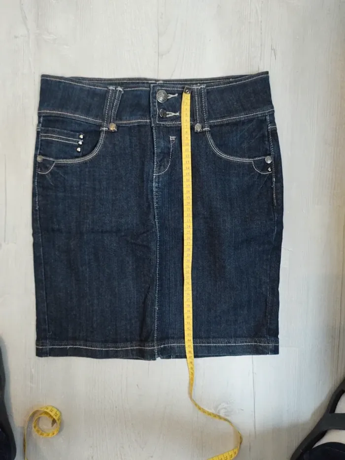 Jupe en jean Mim taille 36 - photo numéro 6