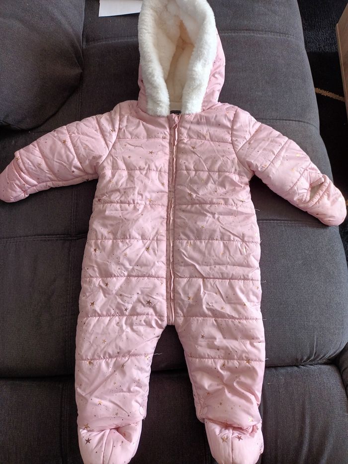 Combinaison hiver rose