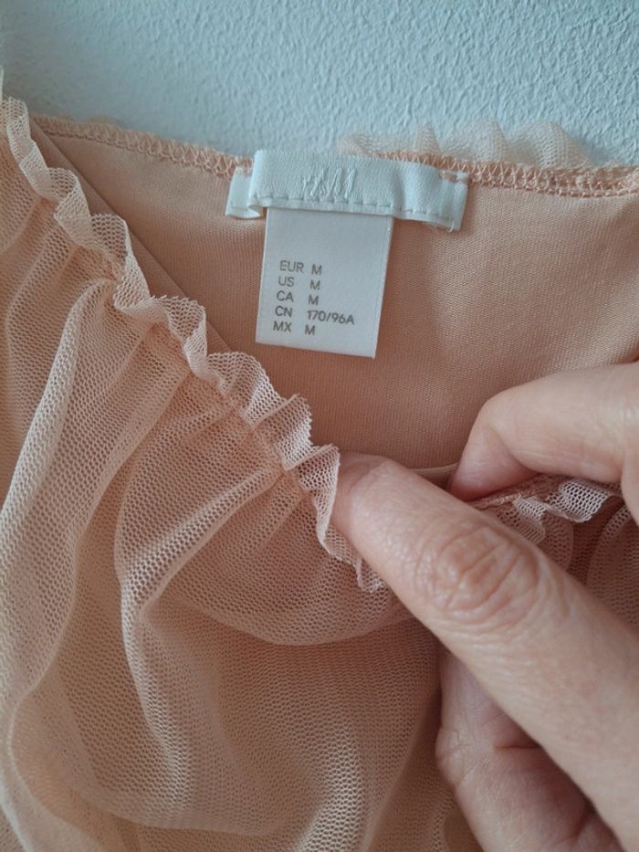 Lot de 2 top roses nude H&M - taille M - photo numéro 9