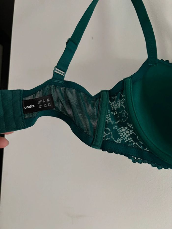 Soutien gorge vert foncé Undiz - photo numéro 3