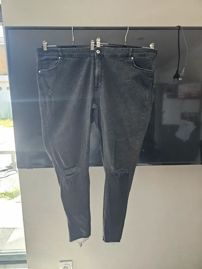 Jeans noir femme 56/58 grande taille / h&m - photo numéro 15