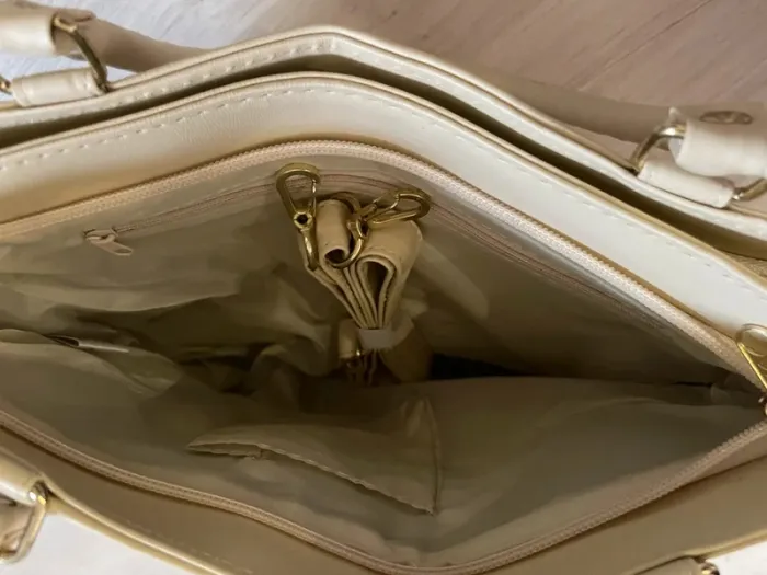 Nathalie Andersen Beige Purse Sac à main - photo numéro 6