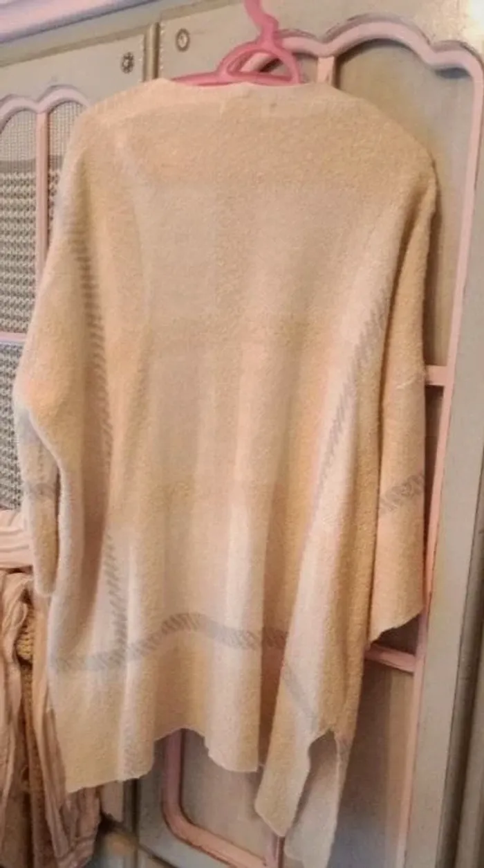 Gilet long manches courtes évasée - photo numéro 5