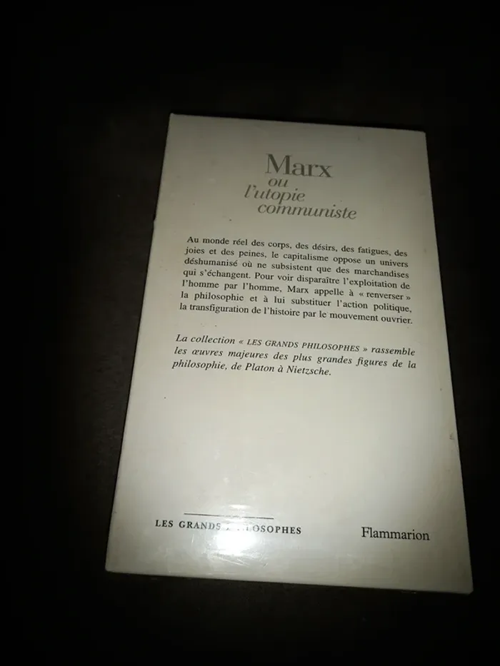 Livre marx manuscrit 1844 neuf sous cellophane blister - photo numéro 2