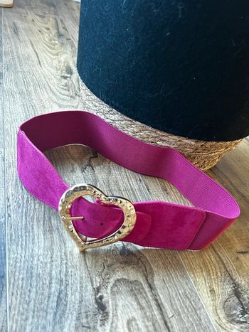 Ceinture fushia extensible
