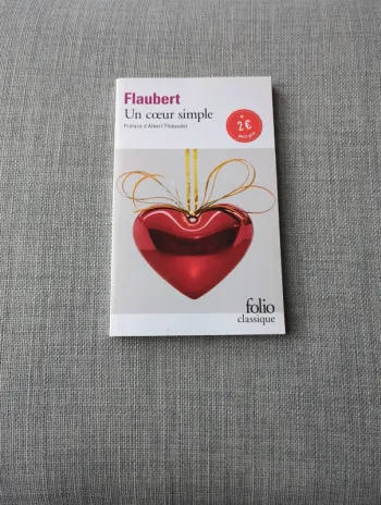 Un cœur simple, Flaubert