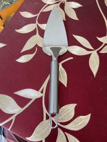 Pelle à tarte en inox 