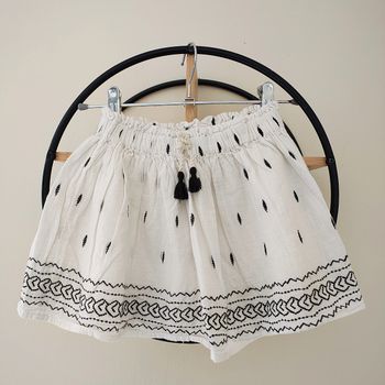 5 ans jupe pompom Vertbaudet